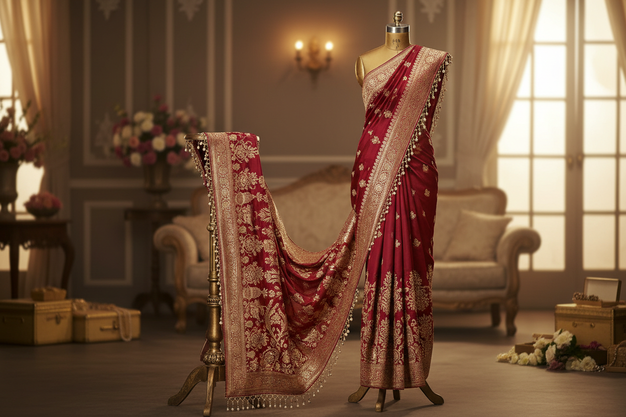 bridal saree